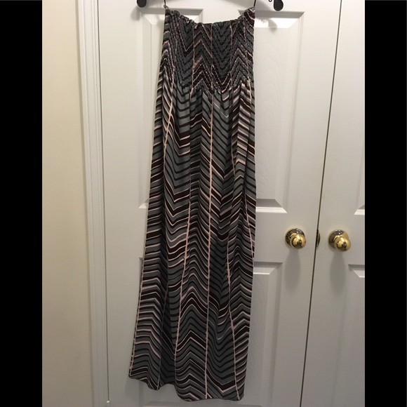 Strapless Maxi Dress - Picture 1 of 3